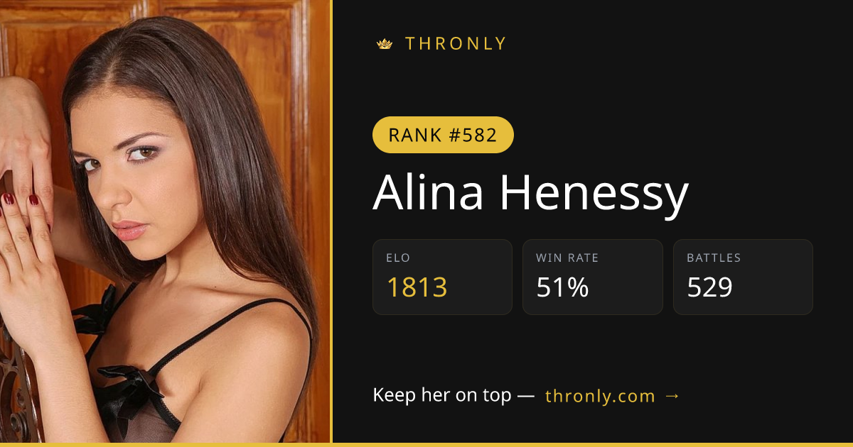 Alina Henessy — Age 33, Bio, OnlyFans & Rankings | Thronly
